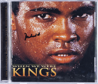 MUHAMMAD ALI SIGNED WHEN WE WERE KINGS CD