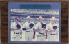 NEW YORK YANKEES SIGNED AND FRAMED PHOTOGRAPHS GROUP OF FOUR