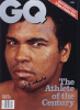 MUHAMMAD ALI FIVE TIMES SIGNED GQ MAGAZINE