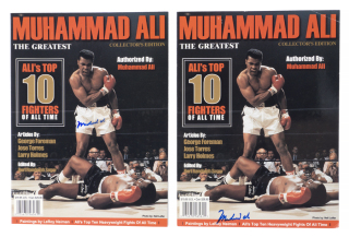 MUHAMMAD ALI SIGNED MUHAMMAD ALI THE GREATEST MAGAZINES