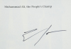 MUHAMMAD ALI FOUR TIMES SIGNED THE PEOPLE'S CHAMP BOOK - 4