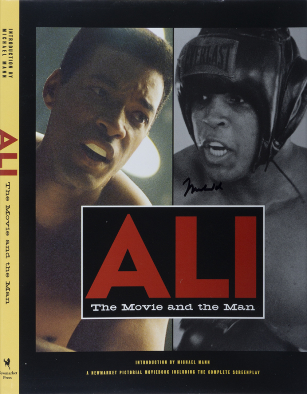 MUHAMMAD TWICE ALI SIGNED ALI: THE MOVIE AND THE MAN BOOK