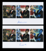 MUHAMMAD ALI SIGNED POSTCARDS PAIR