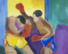 MUHAMMAD ALI SIGNED GIFTED ORIGINAL ARTWORK