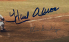 HANK AARON AND VIN SCULLY SIGNED 715th HOME RUN PHOTOGRAPH - 2