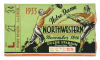1933 NOTRE DAME VS NORTHWESTERN TICKET STUB