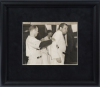 BABE RUTH BROOKLYN DODGERS FIRST-DAY WIRE PHOTOGRAPH