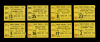 UCLA BRUINS 1967-1968 BASKETBALL TICKET STUBS GROUP OF EIGHT, LEW ALCINDOR