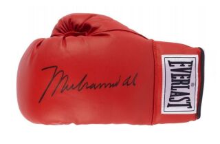 MUHAMMAD ALI SIGNED LARGE SIGNATURE BOXING GLOVE