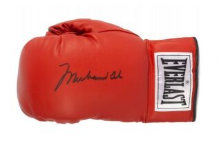 MUHAMMAD ALI SIGNED BOXING GLOVE