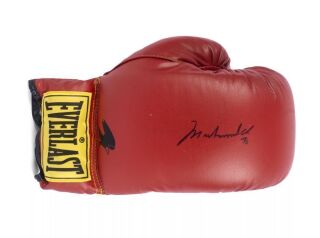 MUHAMMAD ALI SIGNED 1996 INSCRIBED BOXING GLOVE