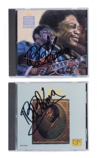 BB KING SIGNED CD BOOKLETS