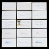 BASEBALL HALL OF FAME GROUP OF SIGNED INDEX CARDS
