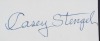 CASEY STENGEL GROUP OF SIGNED ITEMS - 6