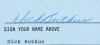 MISCELLANEOUS FOOTBALL SIGNED GROUP - 6