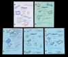 7TH HEAVEN SIGNED SCRIPTS GROUP OF FIVE