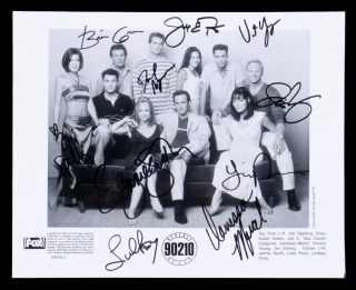 BEVERLY HILLS 90210 1999 CAST SIGNED PHOTOGRAPH