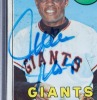 WILLIE MAYS SIGNED 1969 TOPPS CARD #190 - PSA - 3