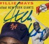 WILLIE MAYS SIGNED 1954 TOPPS CARD #90 - PSA - 3
