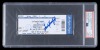 SANDY KOUFAX SIGNED 2022 “STATUE DAY” DODGERS FULL GAME TICKET - PSA 6 / AUTO 9 - ONE OF THREE
