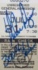 NOLAN RYAN SIGNED & INSCRIBED 300TH WIN FULL GAME TICKET - 2