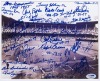 EBBETS FIELD PHOTOGRAPH SIGNED BY 29 BROOKLYN DODGERS GREATS - 2