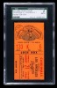 SANDY KOUFAX 1966 20TH WIN LOS ANGELES DODGERS TICKET STUB - SGC AUTHENTIC