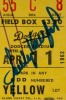 SANDY KOUFAX SIGNED FIRST WIN AT DODGER STADIUM 1962 DODGERS TICKET STUB - PSA AUTHENTIC / AUTO 10 - ONE OF TWO AUTOGRAPHED - 2