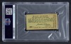 SANDY KOUFAX SIGNED 1955 BROOKLYN DODGERS 1ST STRIKEOUT AT EBBETS FIELD TICKET STUB - PSA AUTHENTIC / AUTO 10 - ONE OF ONE - 3