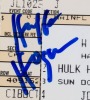 HULK HOGAN AND RICK FLAIR SIGNED 1994 WCW HALLOWEEN HAVOC FULL TICKET - PSA 7 / AUTO 10 - HIGHEST GRADED - 2