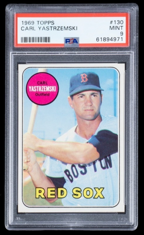 CARL YASTRZEMSKI 1969 TOPPS PSA 9 - HIGHEST GRADED