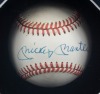 MICKEY MANTLE SIGNED BASEBALL DISPLAY - PSA - 2