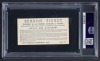 SANDY KOUFAX SIGNED 1972 LOS ANGELES DODGERS JERSEY RETIREMENT TICKET STUB - PSA 4 / AUTO 10 - ONLY AUTOGRAPHED TICKET - 3