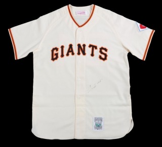 WILLIE MAYS SIGNED JERSEY