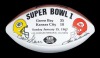 BART STARR & LEN DAWSON SIGNED SUPER BOWL I COMMEMORATIVE FOOTBALL