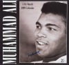 MUHAMMAD ALI SIGNED SIGNED 1999 CALENDAR