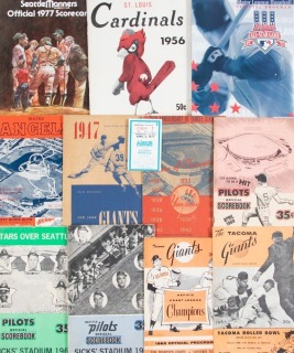 1947-1997 MISC BASEBALL PROGRAMS GROUP OF 10