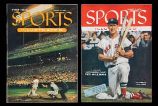 SPORTS ILLUSTRATED FIRST ISSUE & TED WILLIAMS SPORTS ILLUSTRATED