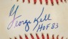 BASEBALL HALL OF FAME INDUCTEES SIGNED BASEBALL GROUP OF 38 - 6