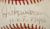 BASEBALL HALL OF FAME INDUCTEES SIGNED BASEBALL GROUP OF 38 - 33