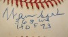 BASEBALL HALL OF FAME INDUCTEES SIGNED BASEBALL GROUP OF 38 - 46