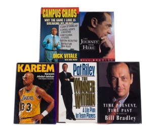 BASKETBALL BIOGRAPHIES SIGNED BOOK GROUP