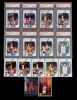 MICHAEL JORDAN GRADED AND RAW CARD GROUP OF 14