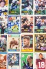 FOOTBALL AUTOGRAPHED CARD GROUP OF 90 - 10