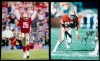 JOE MONTANA & JERRY RICE SIGNED PHOTOGRAPHS - JSA