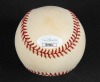 HANK AARON AND AL KALINE SIGNED BASEBALL - JSA - 2