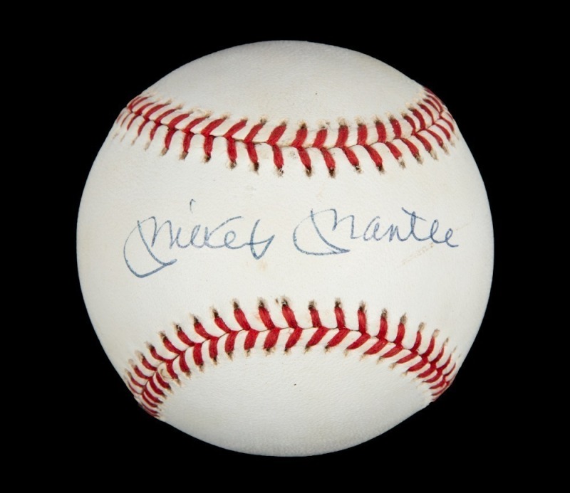 MICKEY MANTLE SIGNED BASEBALL - JSA