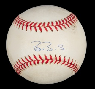 BARRY BONDS SIGNED BASEBALL - JSA