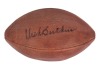 DICK BUTKIS SIGNED FOOTBALL AND PHOTOGRAPH - JSA