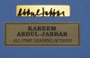 KAREEM ABDUL-JABBAR SIGNED PLAQUE - 2